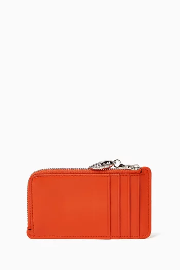 Claw Coin Cardholder in Leather