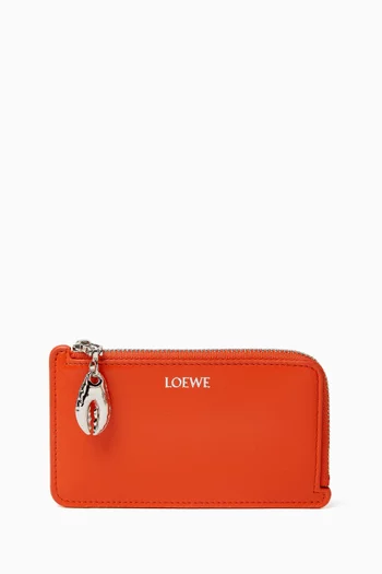 Claw Coin Cardholder in Leather
