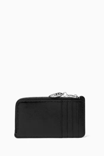 Claw Coin Cardholder in Leather