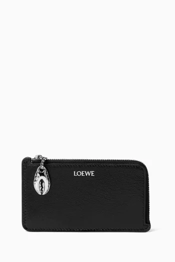 Claw Coin Cardholder in Leather