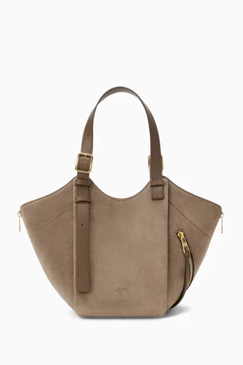 Hammock Flip Bag in Suede