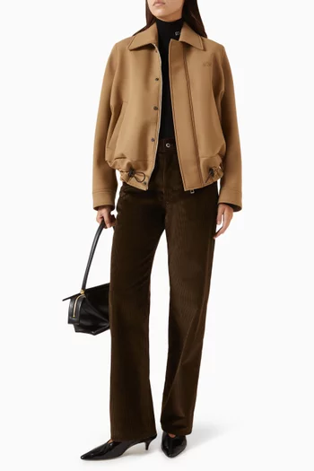 Straight-leg Pants in Corduroy