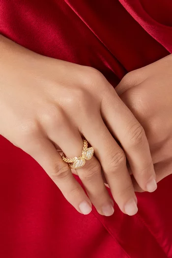 Serpent Bohème Ring in 18kt Gold