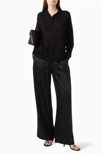 Lucy Relaxed Polo Sweater