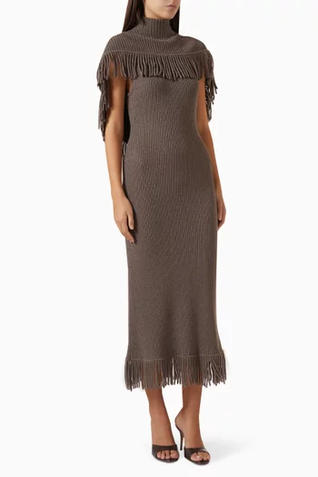 Jordan Fringed Midi Dress