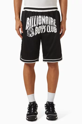 Arch Logo Shorts in Mesh
