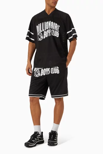 Arch Logo Football T-shirt in Mesh