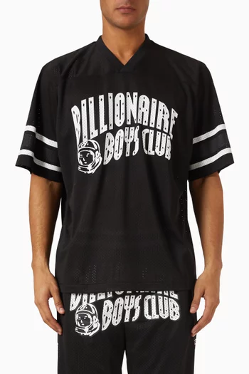 Arch Logo Football T-shirt in Mesh