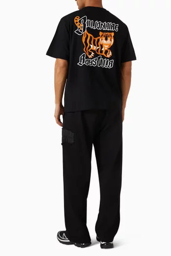 Tiger Logo-print T-shirt in Cotton