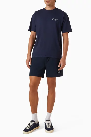 Wordmark Shorts in Seersucker