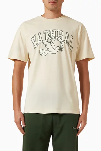 Natural Dove T-shirt in Cotton