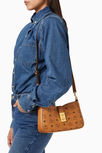 Small Tracy Shoulder Bag in Visetos Canvas