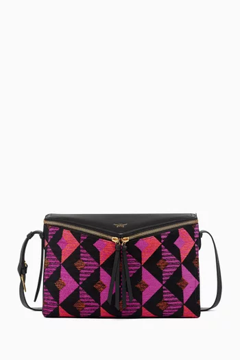 Diamant 3D Shoulder Bag in Diamond-jacquard