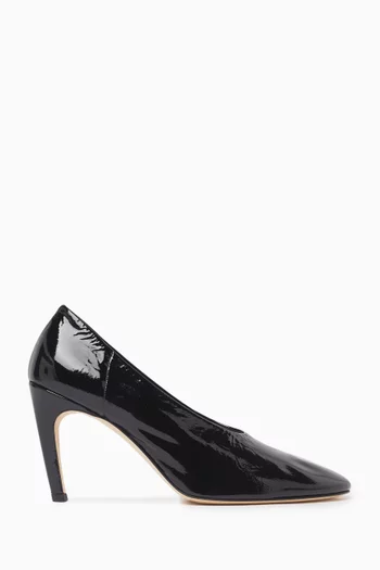 Slip 85 Naplack Pumps in Shiny Leather