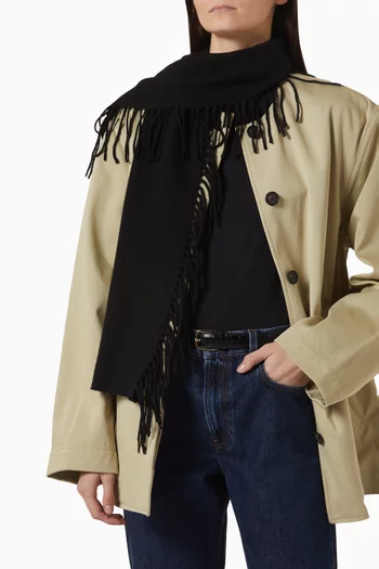 Tassel Scarf in Cashmere-wool