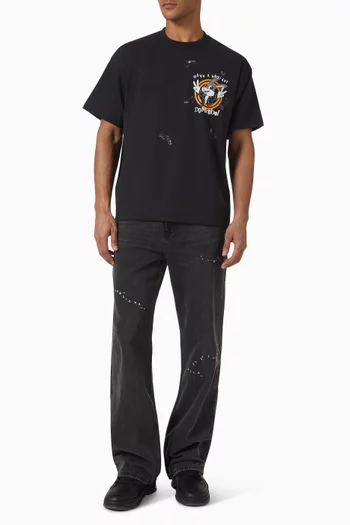 Bad Bunny T-shirt in Cotton