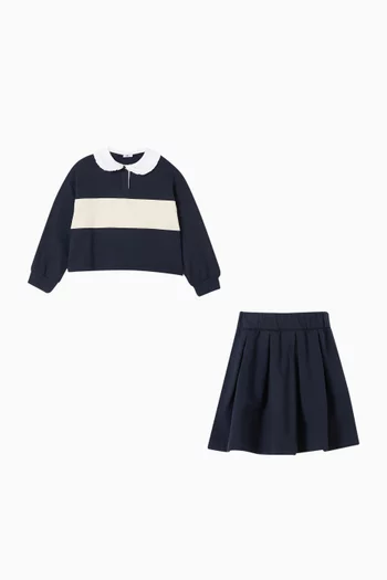 Polo Shirt & Skirt Set