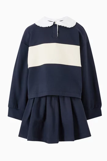 Polo Shirt & Skirt Set