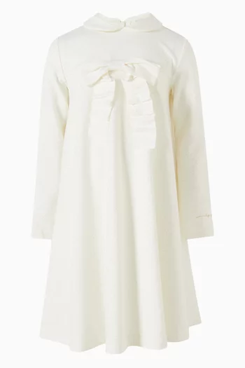 Bow-detail A-line Dress