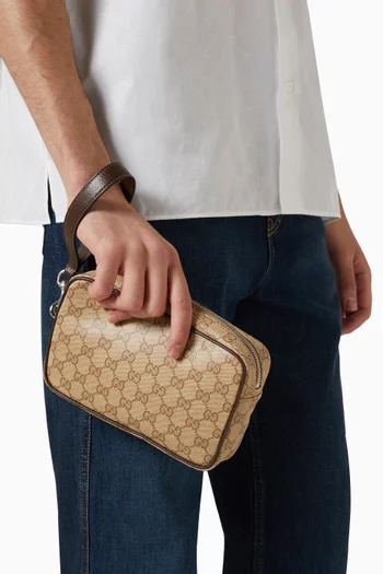 Small Essence Classic Pouch in Coated GG Canvas