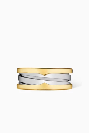 B.zero1 Ring in 18kt Yellow Gold & Steel