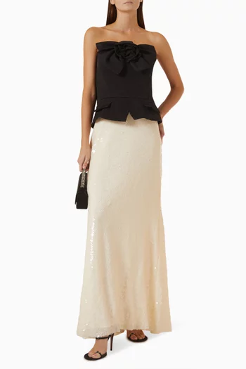 Strapless Corset Gown