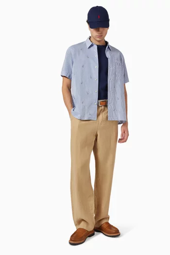 Drawstring Pants in Linen