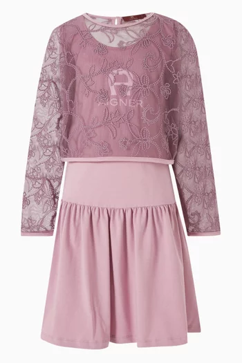 Monogram Print Dress