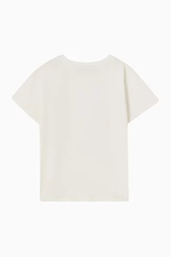 Teddy Bear Patch T-shirt in Cotton