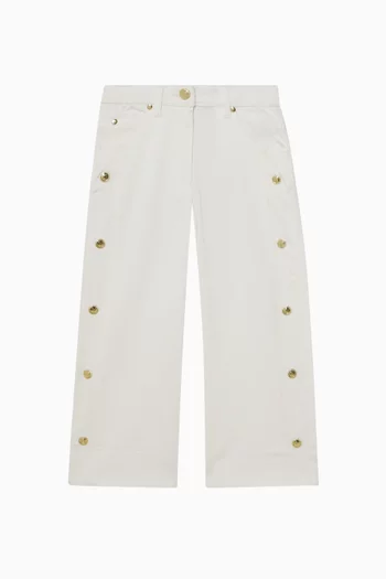 Studded Jeans in Denim
