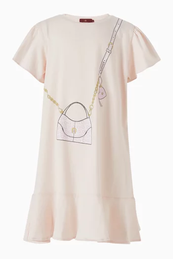 Crossbody Bag-print Dress