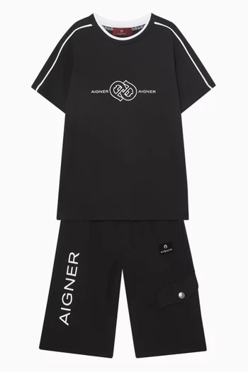 Logo Piping T-Shirt