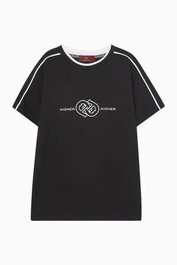 Logo Piping T-Shirt