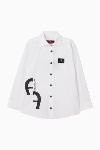 Collar Logo Shirt