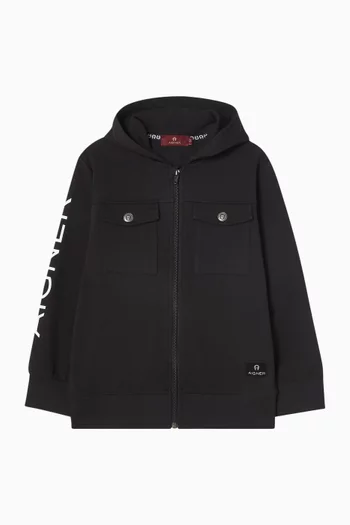 Zip-Up Hoodue
