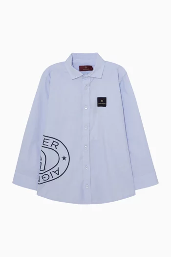 Collar Logo Shirt