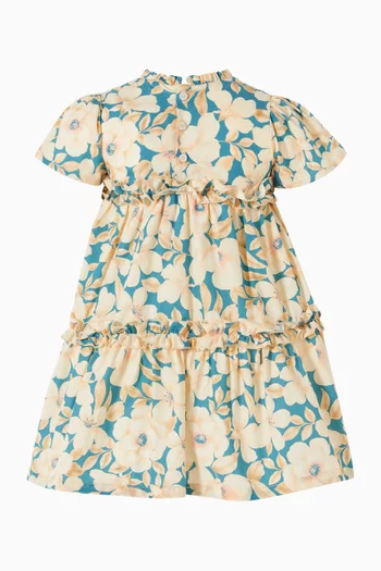 Floral-print Dress