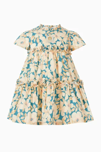 Floral-print Dress