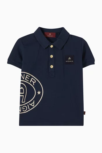 Print Polo T-shirt
