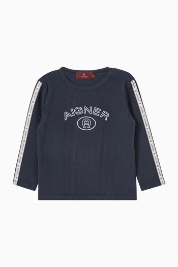 Arched Logo T-shirt in Cotton