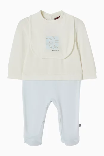 Logo Pyjama and Bib Gift Set