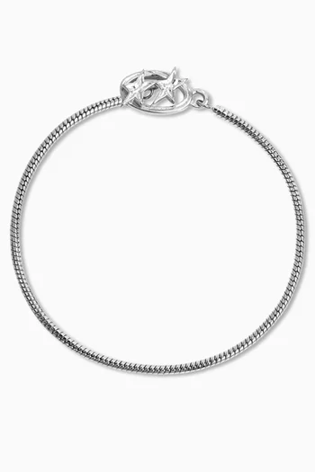 Icon Clasp Bracelet in Sterling Silver