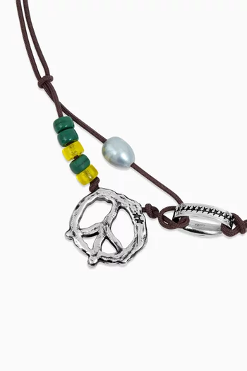 Knotted Peace Out Necklace