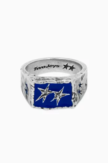 Ignorant Icon Ring in Sterling Silver