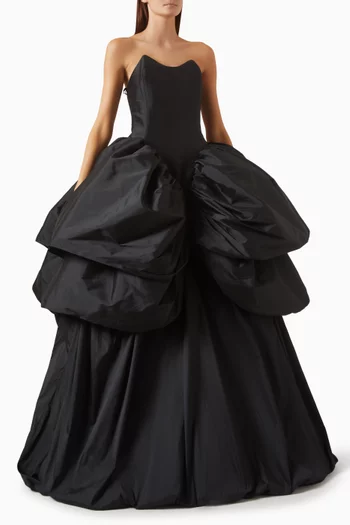 Layered Gown in Taffeta