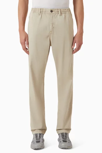 Benton Elastic-waist 30" Pants in Twill