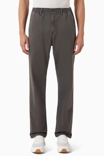 Benton Elastic-waist 30" Pants in Twill