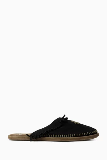 Lencia Mules in Suede