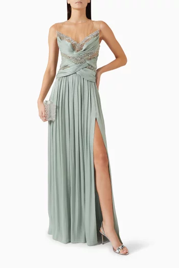 Branka Crystal-embellished Gown