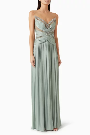 Branka Crystal-embellished Gown